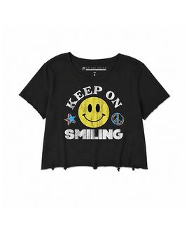 Prince Peter Collection Prince Peter Collection Girls' Keep On Smiling Crop Top