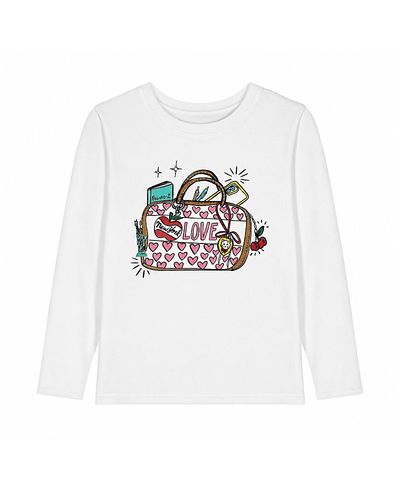 Prince Peter Collection Prince Peter Collection Girls' Ny Bag Graphics Long Sleeve Crew Tee