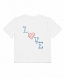 Prince Peter Collection Prince Peter Collection Girls' Plaid Love Tee
