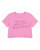 Prince Peter Collection Prince Peter Collection Girls' Rollerblades Distressed Crop Top - 1