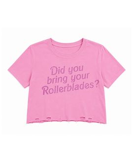 Prince Peter Collection Prince Peter Collection Girls' Rollerblades Distressed Crop Top