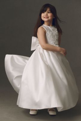 Princess Daliana Delicate Floral Flower Girl Dress