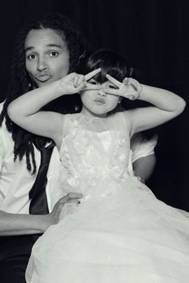 Princess Daliana - Long Lindi Lace Piping Crew-Neck Flower Girl Dress