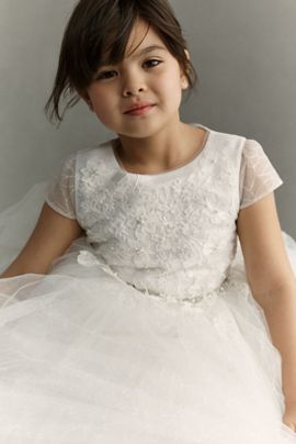 Princess Daliana Lace Flower Girl Ball Gown