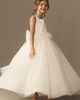 Princess Daliana Rose Lace A-Line Flower Girl Dress - 1