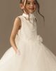 Princess Daliana Rose Lace A-Line Flower Girl Dress - 4