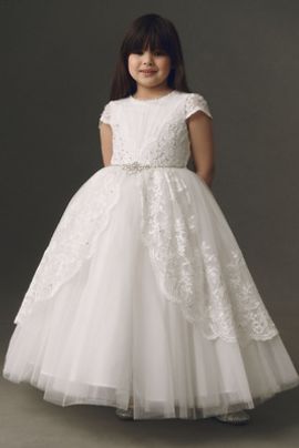 Princess Daliana Royal Lace Flower Girl Dress