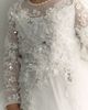 Princess Daliana Sheer Long-Sleeve Flower Girl Dress - 4