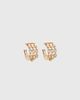 Princess Polly Ashlen Hoop Earrings Gold - 1