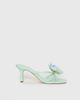 Princess Polly Azira Flower Detail Heels Blue - 1