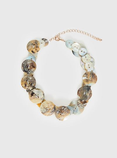 Princess Polly Brealle Button Necklace Multi