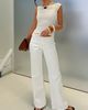 Princess Polly Buenos No Waist Low Rise Straight Leg Jeans White - 2