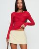 Princess Polly Can't Sleep Skort Beige - 1