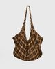 Princess Polly Catch Up Oversized Tote Bag Yellow Check - 1