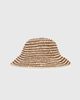 Princess Polly Celestea Woven Bucket Hat Tan / Brown - 1