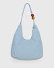Princess Polly Cherie Faux Suede Shoulder Bag Blue - 1