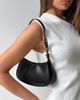 Princess Polly Contradiction Bead Detail Shoulder Bag Black - 2