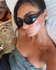 Princess Polly Counterpart Wrap Around Sunglasses Black - 2