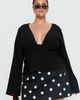 Princess Polly Curve Serefina Long Sleeve Top Black Curve - 2