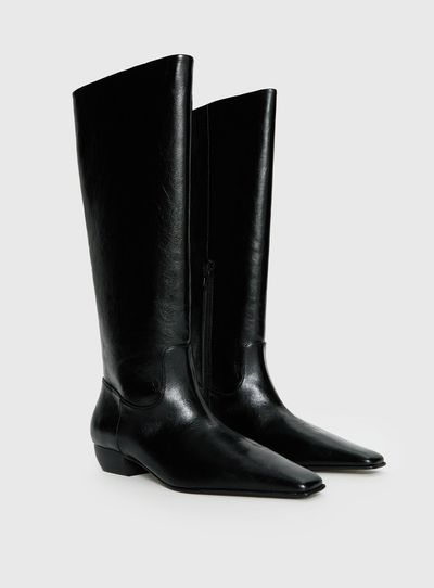 Princess Polly Dance For You Knee High Boots Black