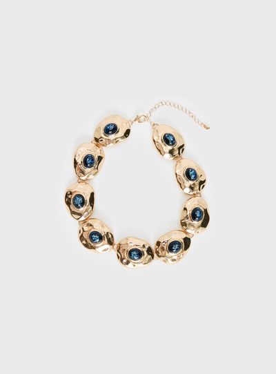 Princess Polly Donella Chunky Stone Necklace Gold