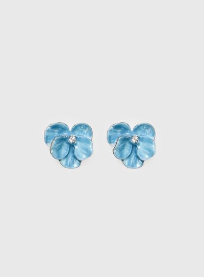 Princess Polly Emaline Earrings Blue