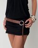 Princess Polly Evera Ring Detail Tassel Belt Brown / Silver - 2