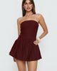 Princess Polly Evrae Strapless Playsuit Brown - 2