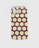 Princess Polly Evyna iPhone Case Yellow / Plum Polka Dot - 2