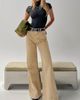 Princess Polly Goldie High Rise Wide Leg Jeans Tan - 2