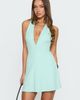 Princess Polly Hollywood Hills Plunge Neck Playsuit Turquoise - 1