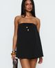 Princess Polly Isafelia Strapless Playsuit Black - 1