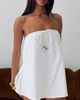 Princess Polly Isafelia Strapless Playsuit Off White - 2