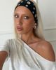 Princess Polly Isalyn Button Headband Black - 2
