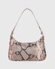 Princess Polly Jaxen Shoulder Bag Pink Snake - 1