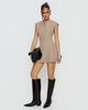 Princess Polly Kaelyra Tailored Cap Sleeve Playsuit Taupe - 1