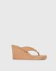 Princess Polly Kamiko Wedged Heels Tan Faux Suede - 2