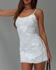 Princess Polly Kareina Scoop Emrboidered Mini Dress White - 2