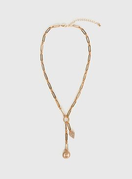 Princess Polly Kyrella Y Necklace Gold