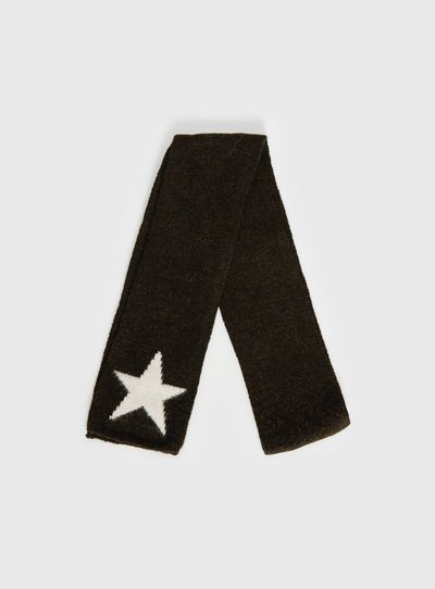 Princess Polly Lower Impact Abelia Star Graphic Scarf Brown / Cream
