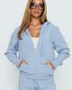 Princess Polly Lower Impact All Day Oversized Hoodie Icy Blue - 1