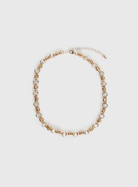 Princess Polly Lower Impact Annalie Linked Necklace Gold / Silver