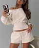 Princess Polly Lower Impact Aryn Track Shorts Cream - 2