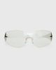 Princess Polly Lower Impact Audree Star Detail Sunglasses Silver / Smoke - 1