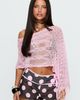 Princess Polly Lower Impact Boni Knit Poncho Soft Pink - 1