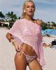 Princess Polly Lower Impact Boni Knit Poncho Soft Pink - 2