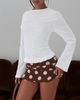 Princess Polly Lower Impact Bradly Shirred Long Sleeve Top White - 2