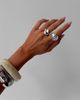 Princess Polly Lower Impact Broken Hearts Club Ring Pack Silver - 2