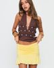 Princess Polly Lower Impact Celebrations Mini Skirt Lemon - 2