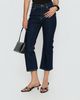Princess Polly Lower Impact Cindee High Rise Cropped Jeans Raw Indigo - 1